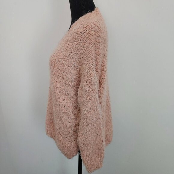 Dreamers Cotton Blend Fuzzy Soft Peach Sweater - Picture 2 of 12